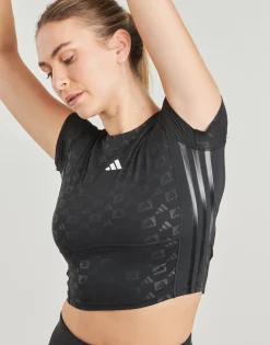 adidas Performance - Hyperglam Training Emboss T-Shirt Noir Online