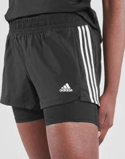 adidas Performance Shorts & Bermudas^- PACER 3S 2 IN 1
