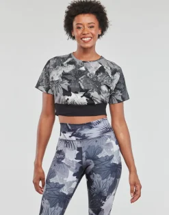 adidas Performance - W AOP CRP TEE noir