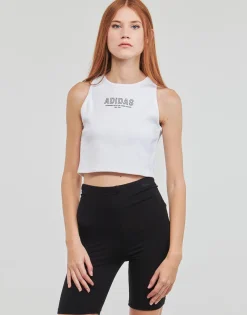 Adidas Sportswear T-shirts & Polos^- CROP TOP WHITE
