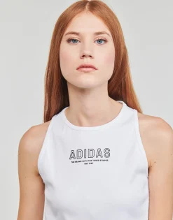 Adidas Sportswear T-shirts & Polos^- CROP TOP WHITE