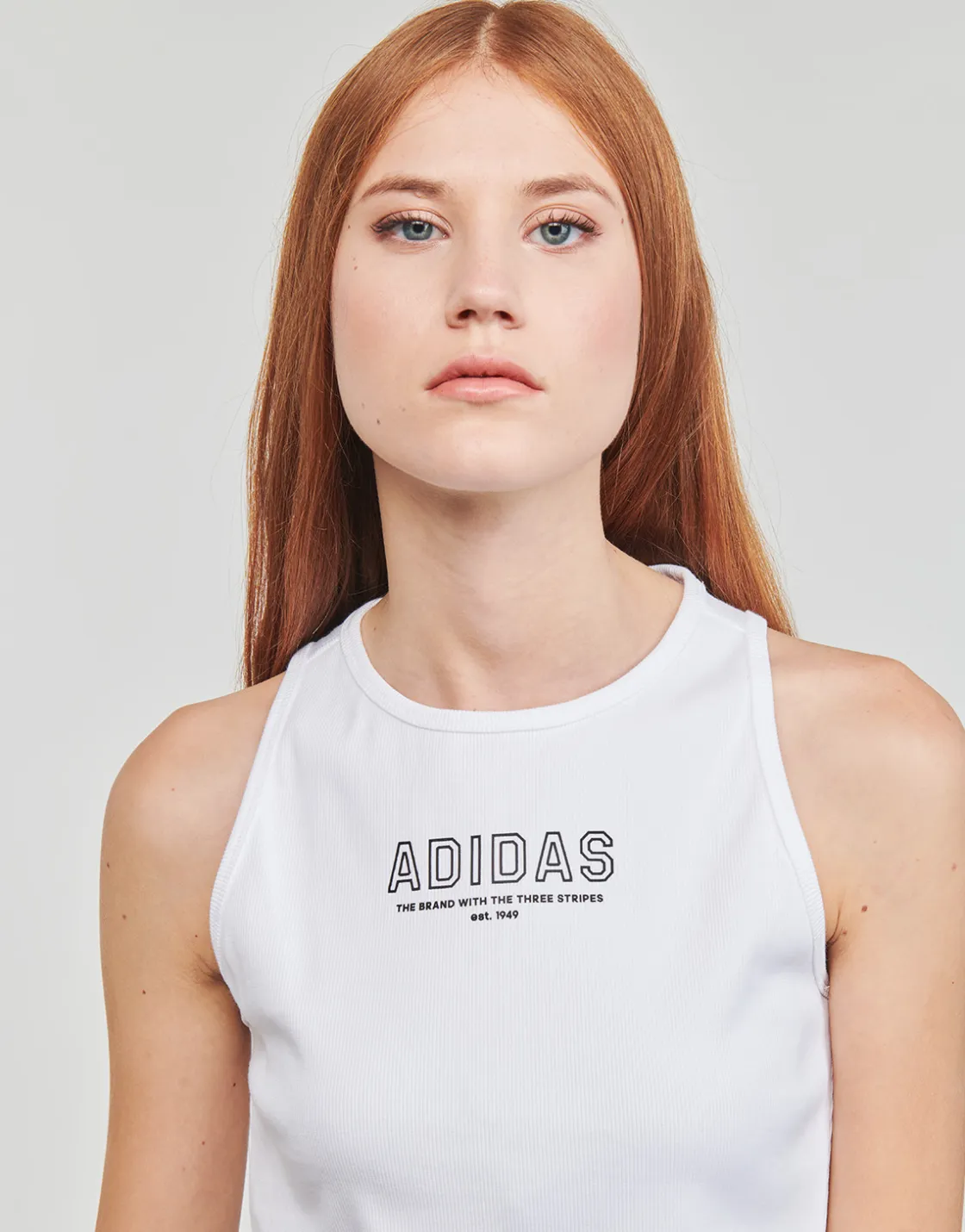 Adidas Sportswear T-shirts & Polos^- CROP TOP WHITE