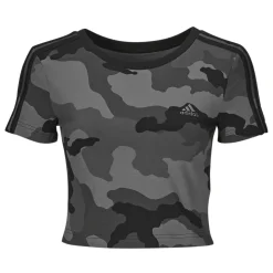 Adidas Sportswear - Essentials 3-Stripes Camo Print Baby T-Shirt Noir New