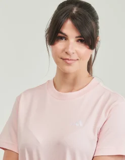 Adidas Sportswear - Essentials Small Logo T-Shirt Rose Clearance