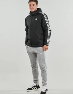 Adidas Sportswear - Essentials 3-Stripes Insulated Hooded Jacket Noir Discount