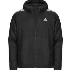 Adidas Sportswear - Essentials 3-Stripes Insulated Hooded Jacket Noir Discount