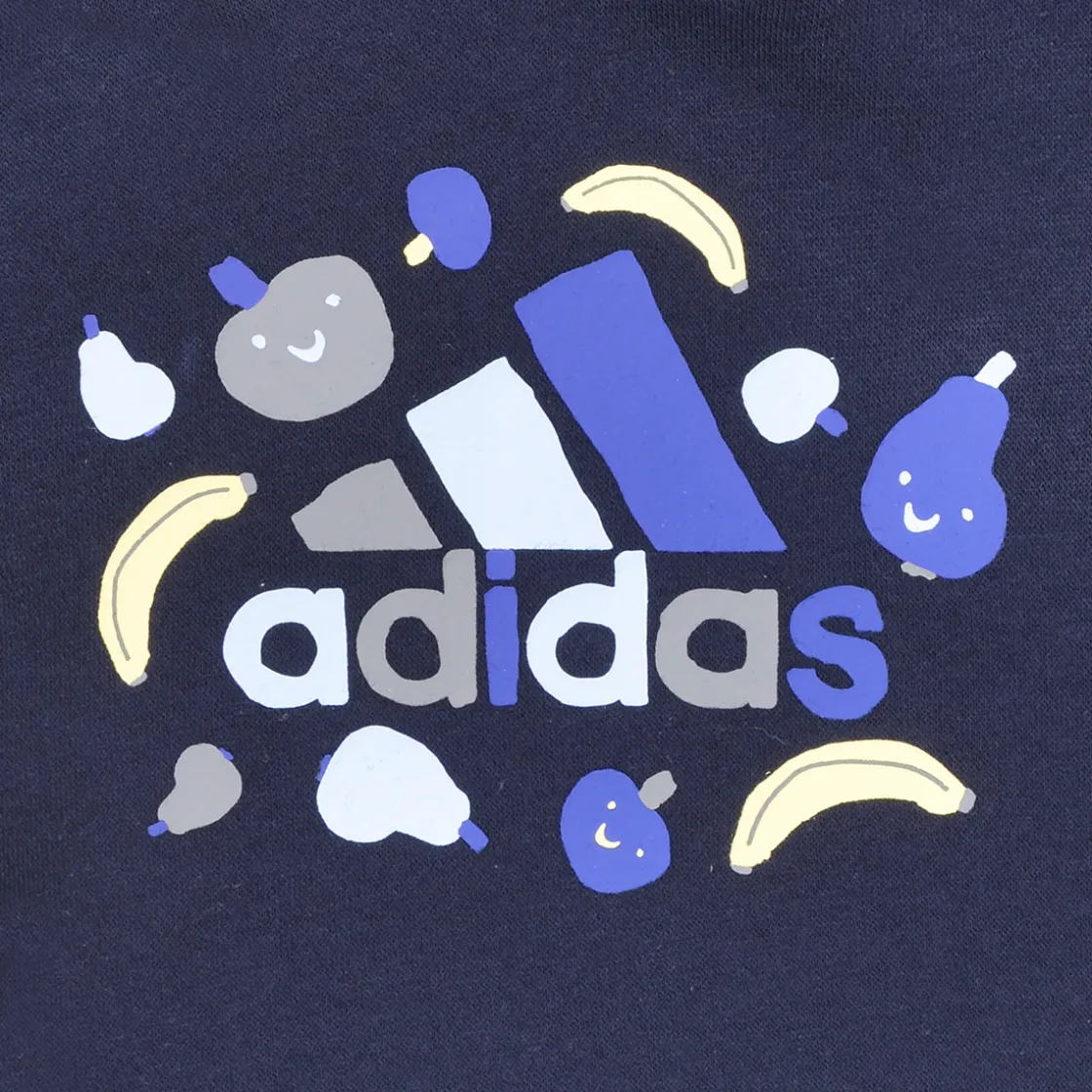Adidas Sportswear - Essentials Allover Print Jogger Set Marine Discount