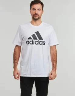 Adidas Sportswear - Essentials Single Jersey Big Logo T-Shirt Blanc Online