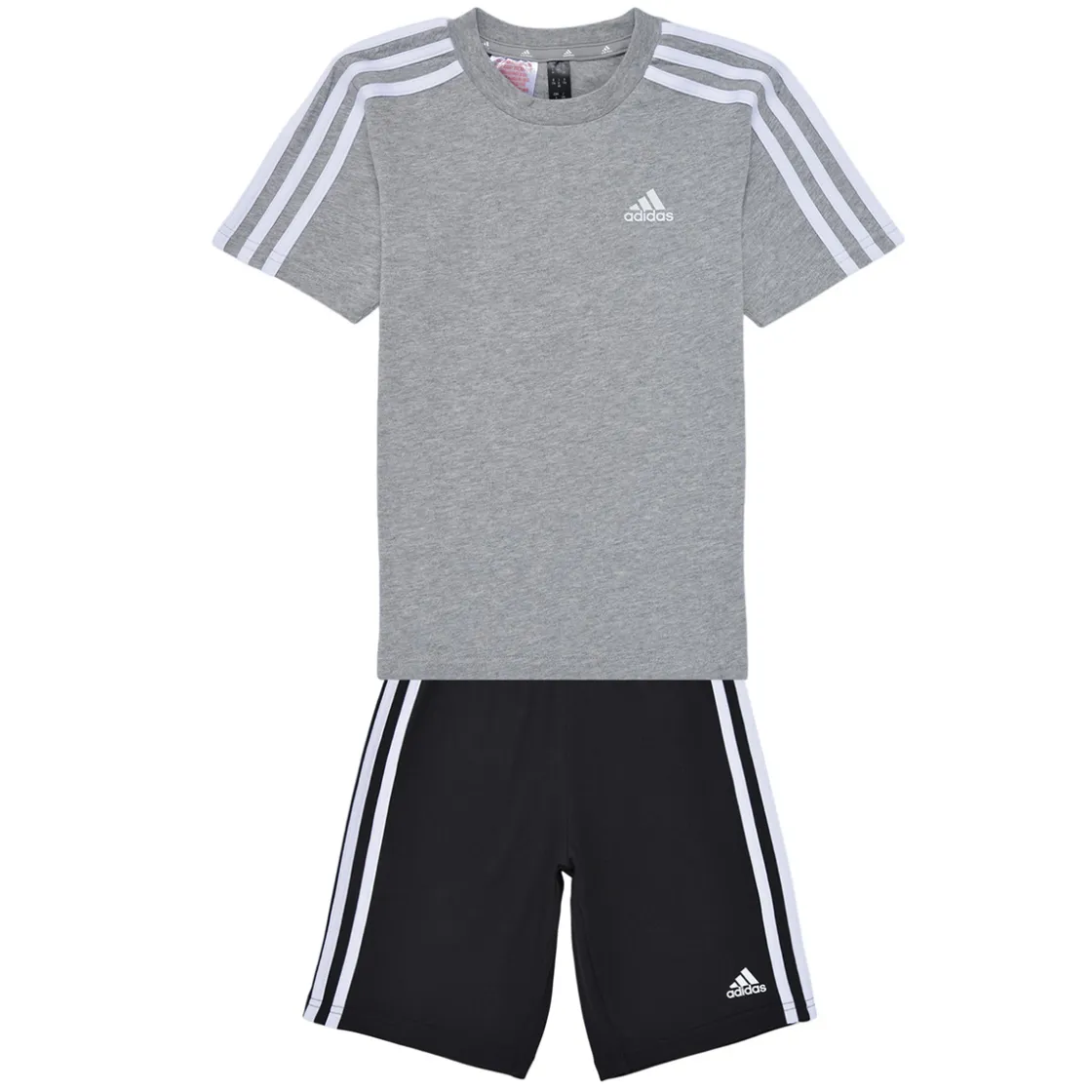 Adidas Sportswear - Essentials 3-Stripes Tee and Shorts Set< Joggings & Survêtements