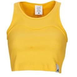 Adidas Sportswear - LNG RIB TANK Jaune Discount