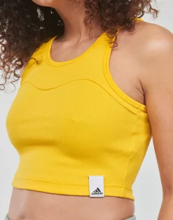 Adidas Sportswear - LNG RIB TANK Jaune Discount
