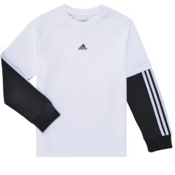 Adidas Sportswear - Street Jam 2-in-1 Long Sleeve Long-Sleeve Top Blanc Online