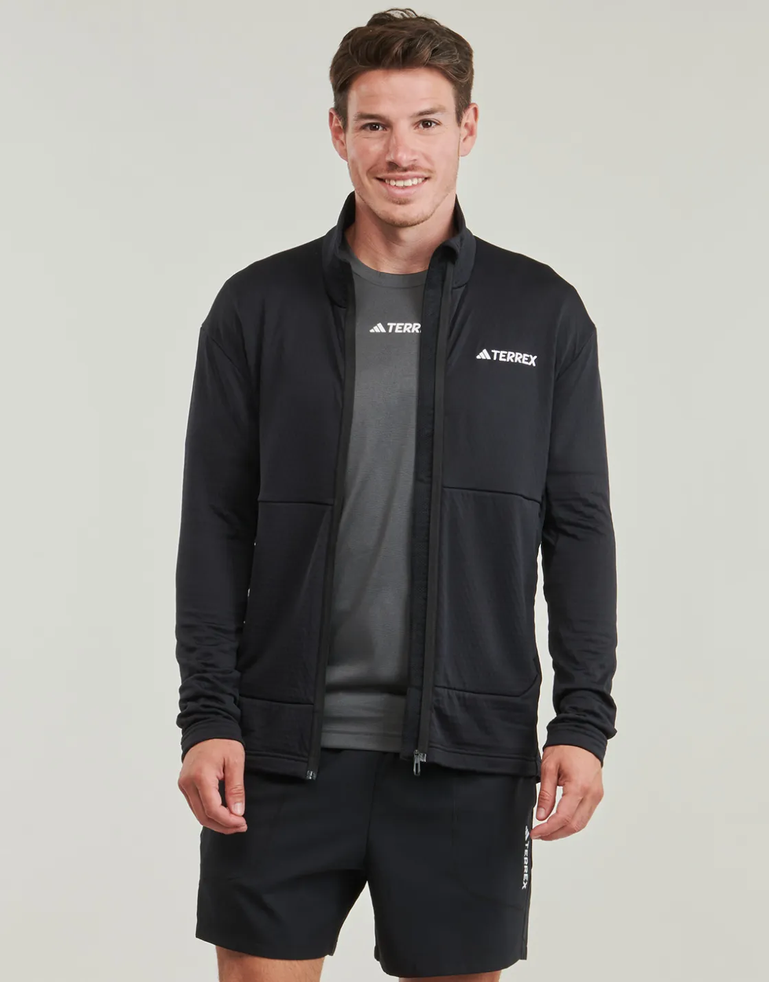 adidas TERREX - Multi Light Fleece Full-Zip Jacket Noir Outlet