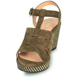 Adige - FLORY V5 VELOURS MILITAIRE< Sandales Et Nu-pieds