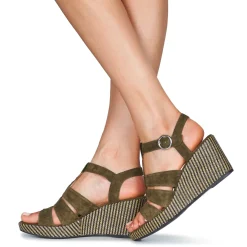 Adige - FLORY V5 VELOURS MILITAIRE< Sandales Et Nu-pieds