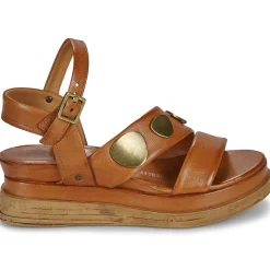 Airstep / A.S.98 - LAGOS SANDALS Camel Clearance