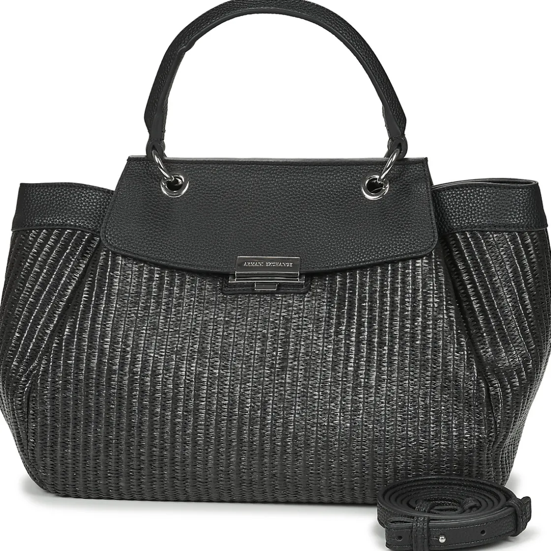 Armani Exchange Sacs À Main^- WAVE CROCHET TOP HANDLE M