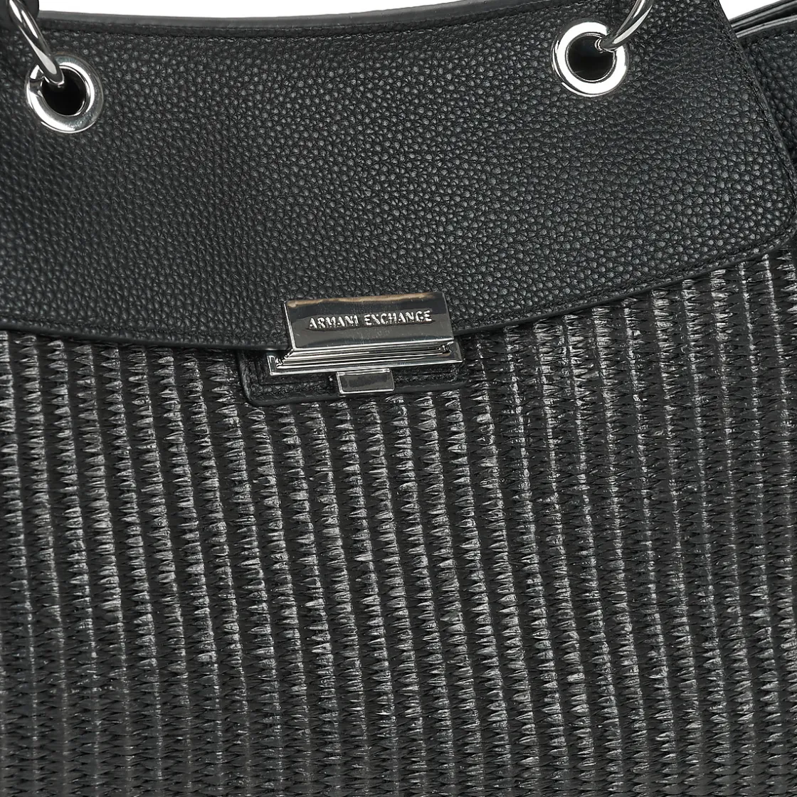 Armani Exchange Sacs À Main^- WAVE CROCHET TOP HANDLE M