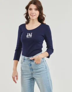 Armor Lux - T-SHIRT-MANCHES3/4-NWJ Lavande Discount