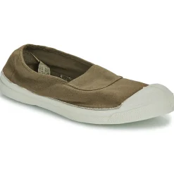 Bensimon - TENNIS ELASTIQUE Kaki Discount
