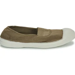 Bensimon - TENNIS ELASTIQUE Kaki Discount