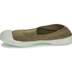 Bensimon - TENNIS ELASTIQUE Kaki Discount