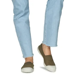 Bensimon - TENNIS ELASTIQUE Kaki Discount