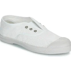 Bensimon Baskets Mode^- TENNIS ELLY BRODERIE ANGLAISE