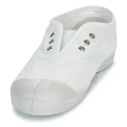 Bensimon Baskets Mode^- TENNIS ELLY BRODERIE ANGLAISE