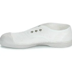 Bensimon Baskets Mode^- TENNIS ELLY BRODERIE ANGLAISE