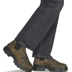 Blundstone - LUG CHELSEA BOOTS Marron Discount