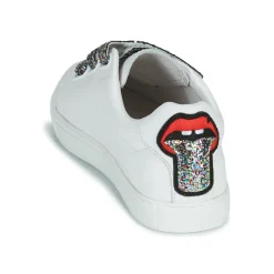 Bons baisers de Paname - EDITH GLITTER TONGUE Blanc Discount