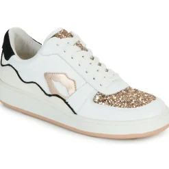 Bons baisers de Paname - LOULOU BLANC ROSE GOLD GLITTER< Baskets Mode