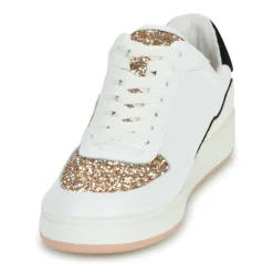 Bons baisers de Paname - LOULOU BLANC ROSE GOLD GLITTER< Baskets Mode