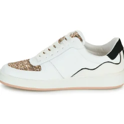 Bons baisers de Paname - LOULOU BLANC ROSE GOLD GLITTER< Baskets Mode