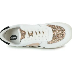 Bons baisers de Paname - LOULOU BLANC ROSE GOLD GLITTER< Baskets Mode