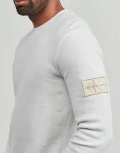 Calvin Klein Jeans T-shirts & Polos^- BADGE WAFFLE LS TEE