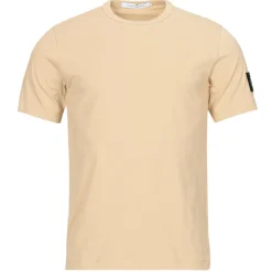 Calvin Klein Jeans - BADGE REGULAR TEE Beige Outlet