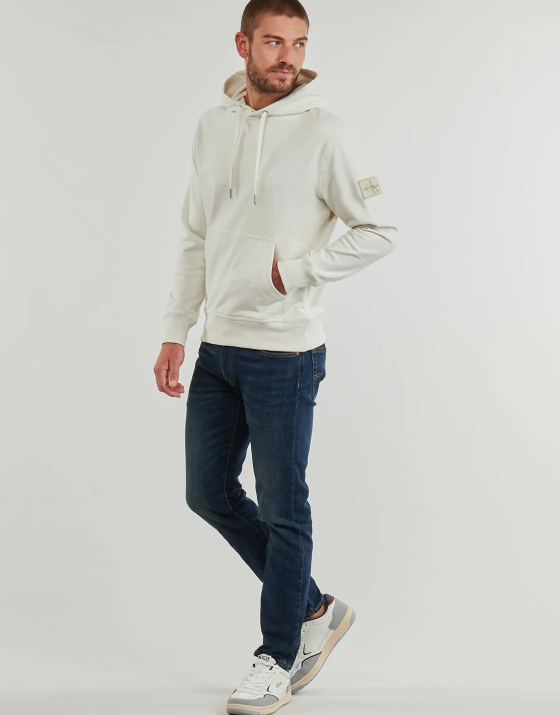Calvin Klein Jeans Sweats & Polaires^- BADGE HOODIE