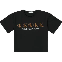Calvin Klein Jeans - CK REPEAT FOIL BOXY T-SHIRT< T-shirts & Polos
