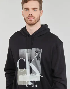 Calvin Klein Jeans - CONNECTED LAYER LANDSCAPE HOODIE< Sweats & Polaires