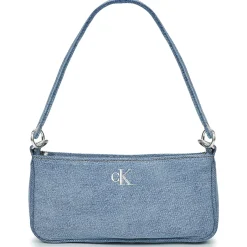 Calvin Klein Jeans - DENIM SHOULDER POUCH W/STRAP Bleu