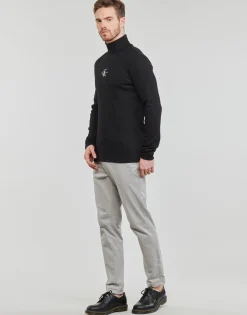 Calvin Klein Jeans - FREEFIT ROLL NECK LS Noir Online
