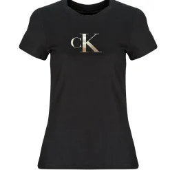 Calvin Klein Jeans - GRADIENT CK SLIM TEE Noir