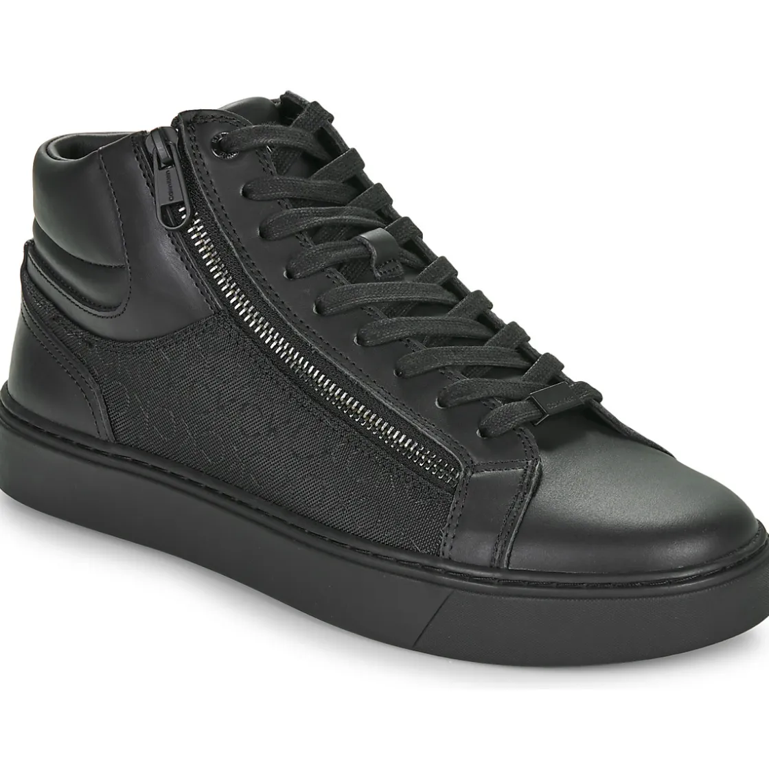 Calvin Klein Jeans Baskets Mode^- HIGH TOP LACE UP W/ZIP MONO