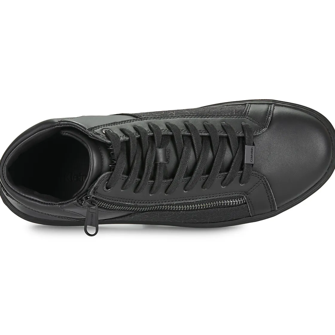 Calvin Klein Jeans Baskets Mode^- HIGH TOP LACE UP W/ZIP MONO