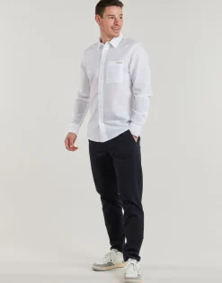 Calvin Klein Jeans - LINEN COTTON SHIRT< Chemises