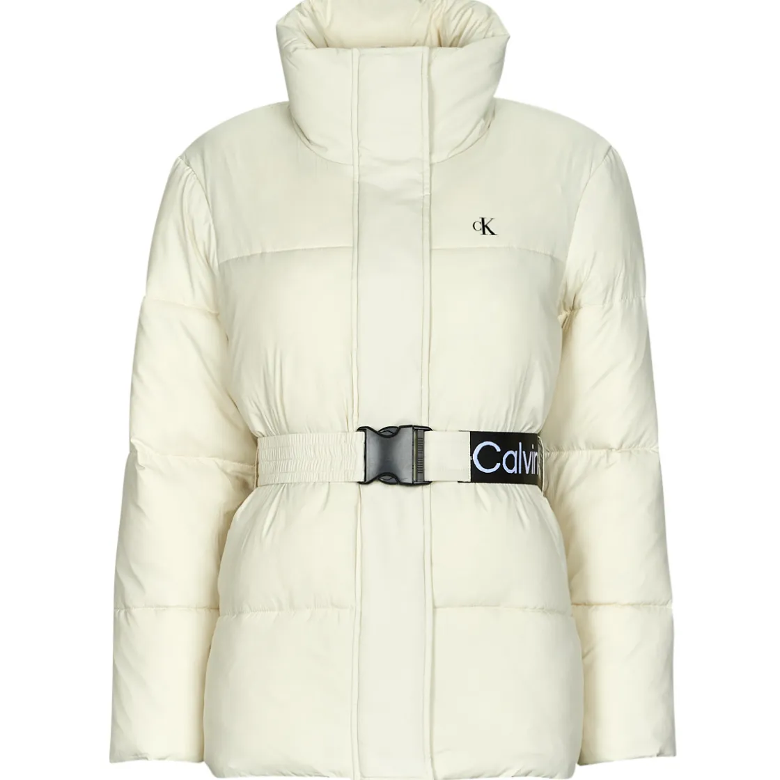 Calvin Klein Jeans - LOGO BELT WAISTED SHORT PUFFER< Manteaux