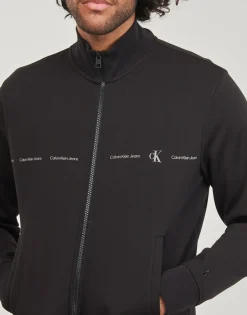 Calvin Klein Jeans - LOGO REPEAT ZIP THROUGH< Sweats & Polaires