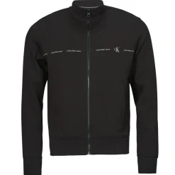 Calvin Klein Jeans - LOGO REPEAT ZIP THROUGH< Sweats & Polaires